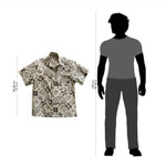 Men's batik cotton shirt, 'Javanese Batik' - Handmade Men's Cotton Batik Shirt with Balinese Motifs