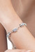 Rainbow moonstone link bracelet, 'Misty Domes' - Rainbow Moonstone Link Bracelet by Balinese Artisans