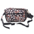 Cotton batik shoulder bag and waist pack, 'Copper Stalk' - Handmade Cotton Shoulder Bag with Batik Pattern