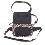 Cotton batik shoulder bag and waist pack, 'Copper Stalk' - Handmade Cotton Shoulder Bag with Batik Pattern