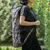 Bolsa de esterilla de yoga batik de algodón - Bolsa de esterilla de yoga batik de algodón javanés hecha a mano