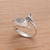 Sterling silver cocktail ring, 'Soaring Dolphin' - Artisan Crafted Sterling Silver Dolphin Cocktail Ring thumbail