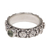 Peridot single stone ring, 'Swirls of Joy in Green' - Peridot and Sterling Silver Single Stone Ring from Indonesia (image 2e) thumbail