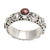 Cultured pearl single stone ring, 'Swirls of Joy in Brown' - Cultured Pearl Single Stone Ring from Indonesia (image 2d) thumbail