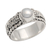 Cultured pearl single-stone ring, 'Swirling Serenity' - Cultured Pearl Single-Stone Ring from Indonesia thumbail