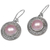 Cultured mabe pearl dangle earrings, 'Floral Orbs in Pink' - Pink Cultured Mabe Pearl Dangle Earrings from Indonesia (image 2c) thumbail