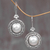 Cultured mabe pearl dangle earrings, 'Floral Orbs' - Cultured Mabe Pearl Floral Dangle Earrings from Indonesia (image 2) thumbail