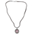 Cultured mabe pearl pendant necklace, 'Pink Orb' - Pink Cultured Mabe Pearl Pendant Necklace from Indonesia (image 2b) thumbail