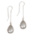 Sterling silver dangle earrings, 'Silver Tears' - Polished Sterling Silver Dangle Earrings from Indonesia thumbail