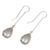 Sterling silver dangle earrings, 'Silver Tears' - Polished Sterling Silver Dangle Earrings from Indonesia (image 2c) thumbail
