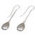 Sterling silver dangle earrings, 'Silver Tears' - Polished Sterling Silver Dangle Earrings from Indonesia (image 2d) thumbail