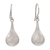 Sterling silver dangle earrings, 'Silver Words' - Sterling Silver Dangle Earrings from Indonesia thumbail