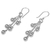 Sterling silver dangle earrings, 'Silver Time' - Sterling Silver Dangle Earrings from Indonesia (image 2c) thumbail