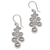 Sterling silver cluster earrings, 'Silver Grapes' - Sterling Silver Cluster Earrings from Indonesia thumbail