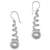 Sterling silver dangle earrings, 'Spinning Silver' - Sterling Silver Dangle Earrings from Indonesia thumbail