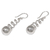 Sterling silver dangle earrings, 'Spinning Silver' - Sterling Silver Dangle Earrings from Indonesia (image 2c) thumbail