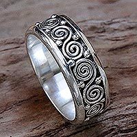 Handmade Jewelry Spiral Shape Chain Delicate Bracelet Sterling Silver Overlay 7-9 Long Handmade Jewelry Spiral Shape Chain Delicate Bracelet Sterling Silver Overlay 7-9 Long