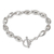 Men's sterling silver link bracelet, 'Shining Novas' - Sterling Silver Men's Link Bracelet from Indonesia thumbail