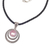 Collar con colgante de perlas mabe cultivadas - Collar con colgante de perlas cultivadas rosas teñidas de Indonesia