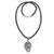 Cultured mabe pearl pendant necklace, 'Butterfly Dew in Blue' - Cultured Blue Mabe Pearl Pendant Necklace from Indonesia (image 2c) thumbail