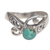 Turquoise single-stone ring, 'Turquoise Mystique' - Natural Turquoise and Sterling Silver Single Stone Ring thumbail