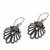 Sterling silver dangle earrings, 'Gleaming Shell' - Hand-Crafted Sterling Silver Seashell Dangle Earring (image 2c) thumbail