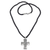 Sterling silver pendant necklace, 'Path of the Cross' - Sterling Silver Cross Pendant Necklace from Indonesia (image 2b) thumbail