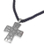 Sterling silver pendant necklace, 'Path of the Cross' - Sterling Silver Cross Pendant Necklace from Indonesia