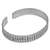 Sterling silver cuff bracelet, 'Subtle Beauty' - Sterling Silver Circle Motif Cuff Bracelet from Indonesia (image 2c) thumbail