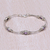 Amethyst link bracelet, 'Old Memories' - Sterling Silver and Amethyst Link Bracelet from Indonesia thumbail