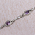 Amethyst link bracelet, 'Old Memories' - Sterling Silver and Amethyst Link Bracelet from Indonesia (image 2b) thumbail