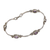 Amethyst link bracelet, 'Old Memories' - Sterling Silver and Amethyst Link Bracelet from Indonesia (image 2c) thumbail
