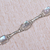 Rainbow moonstone link bracelet, 'Beautiful Feeling' - Sterling Silver Rainbow Moonstone Link Bracelet Indonesia (image 2d) thumbail