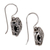 Sterling silver dangle earrings, 'Bali Boxes' - Petite Ornate Balinese Dangle Earrings in Sterling Silver