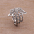 Sterling silver band ring, 'Hamsa Rope' - Sterling Silver Hamsa Symbol Ring Handcrafted in Bali (image 2d) thumbail