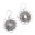 Cultured pearl dangle earrings, 'Pearl Elegance' - Cultured Pearl and Sterling Silver Dangle Earrings from Bali