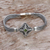 Peridot pendant bracelet, 'Star Guidance' - Hand Crafted Bali Style Sterling Silver and Peridot Bracelet (image 2) thumbail