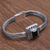 Onyx pendant bracelet, 'Beautiful Admiration' - Sterling Silver and Onyx Pendant Bracelet from Indonesia (image 2b) thumbail