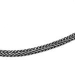 Sterling silver chain necklace, 'Dragon Braid' - Unisex Sterling Silver Chain Necklace from Bali