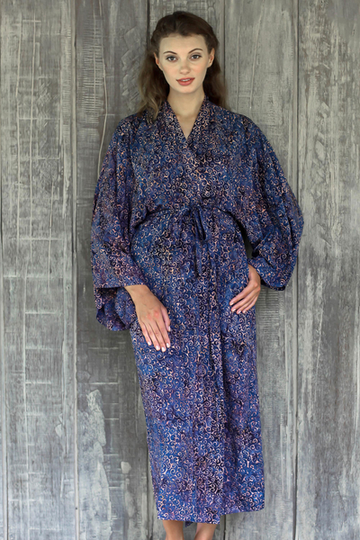 Rayon batik robe, Bewildering Maze