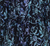 Bata de rayón batik - Bata larga de rayón negro con estampado floral batik azul púrpura