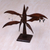 Wood jewelry display stand, 'Elegant Windmill in Brown' - Hand Made Brown Wood Jewelry Display Stand from Indonesia thumbail