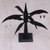 Wood jewelry display stand, 'Elegant Windmill in Black' - Hand Made Black Wood Jewelry Display Stand from Indonesia thumbail