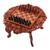 Wood chess set, 'Ramayana Garland' - Hand Carved Wood Chess Set (image 2a) thumbail