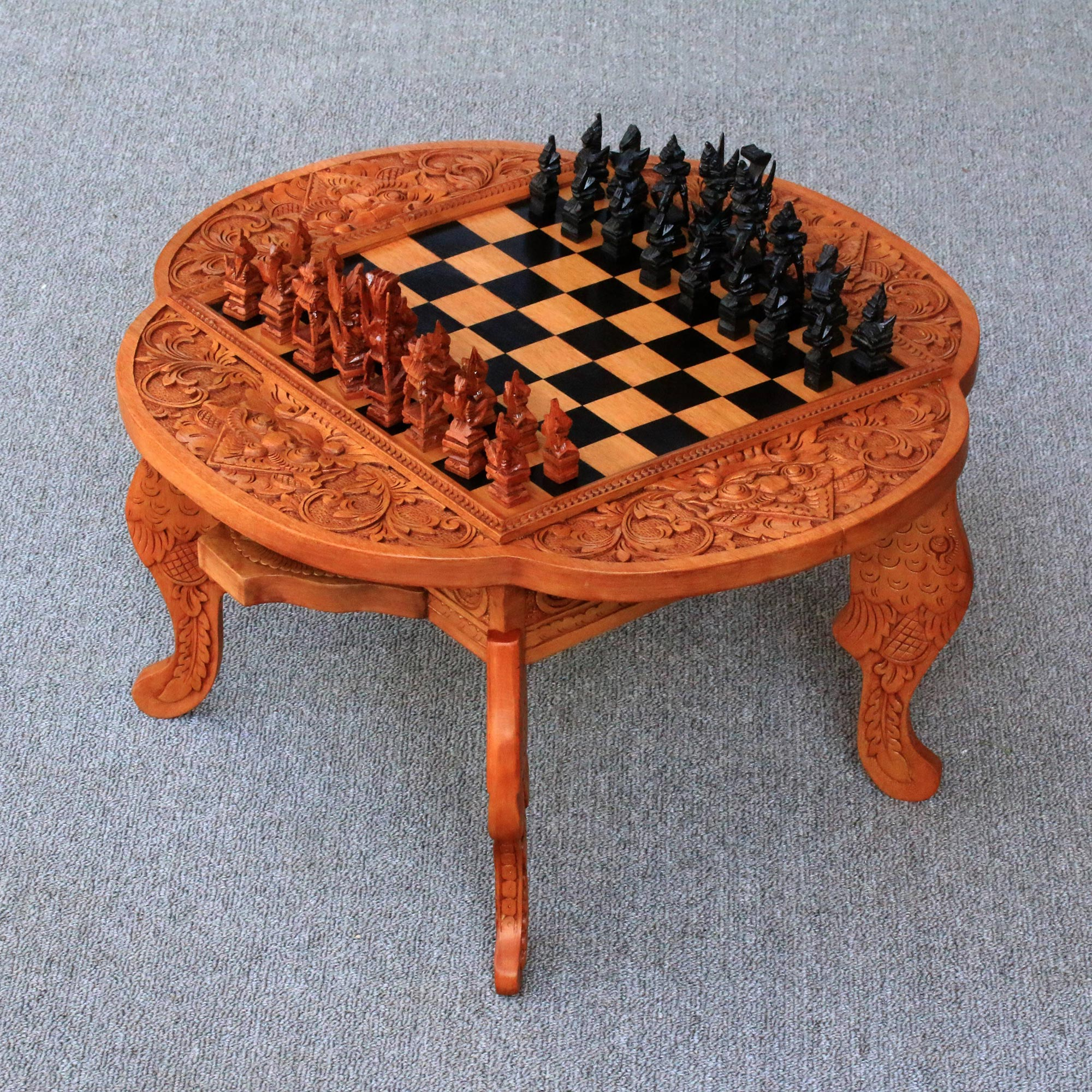 Novica 2 Player Wood Chess