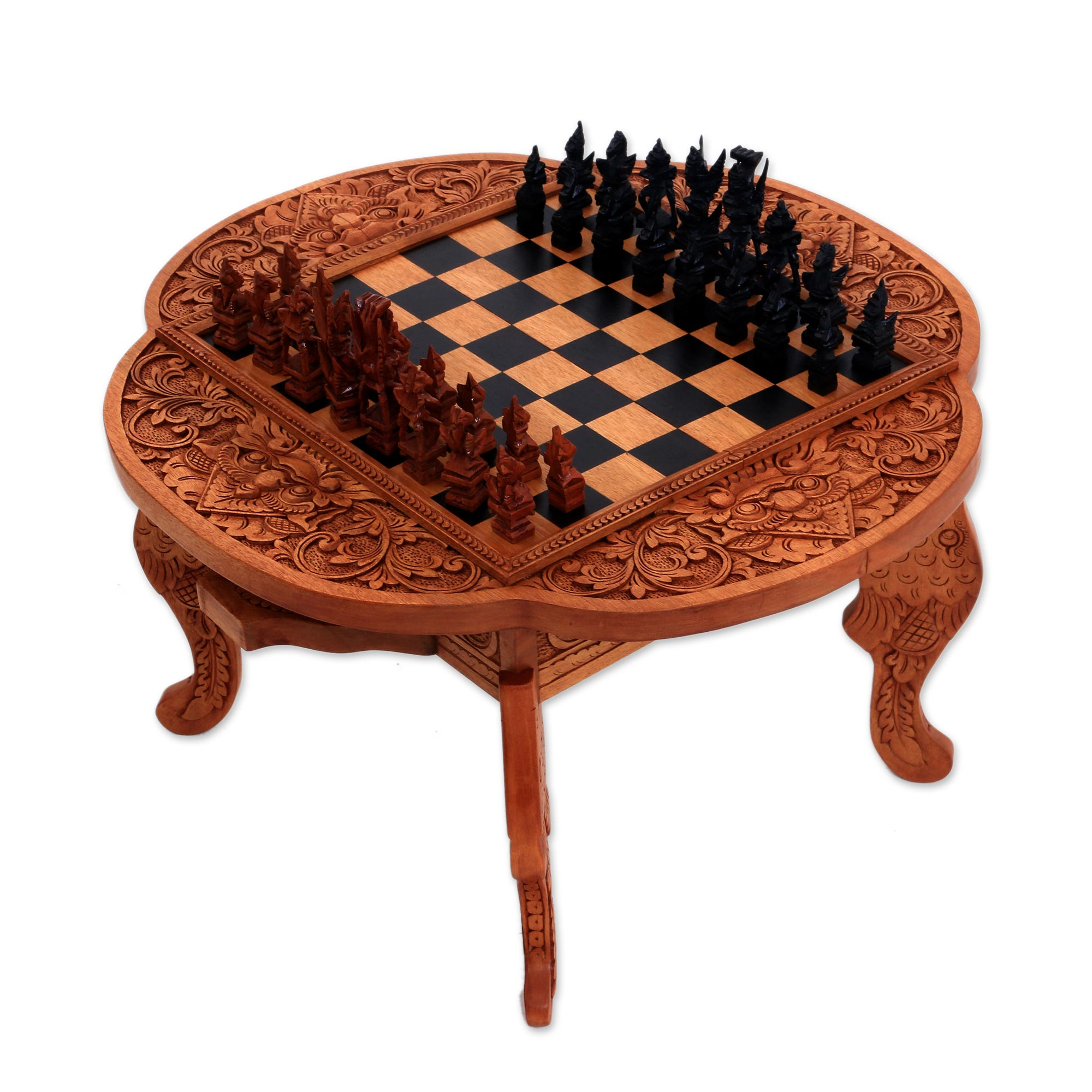 Novica 2 Player Wood Chess