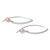 Cultured pearl drop earrings, 'Ever After' - Sterling Silver and Cultured Pearl Drop Earrings (image 2d) thumbail