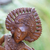 Wood statuette, 'Janger Dancer' - Indonesian Cultural Sculpture (image 2b) thumbail