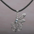 Blue topaz pendant necklace, 'Bali Dragonfly' - Blue Topaz Dragonfly Necklace Handcrafted in Bali (image 2) thumbail