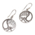 Sterling silver dangle earrings, 'Natural Balance' - Sterling Silver Dragonfly Dangle Earrings from Bali (image 2c) thumbail